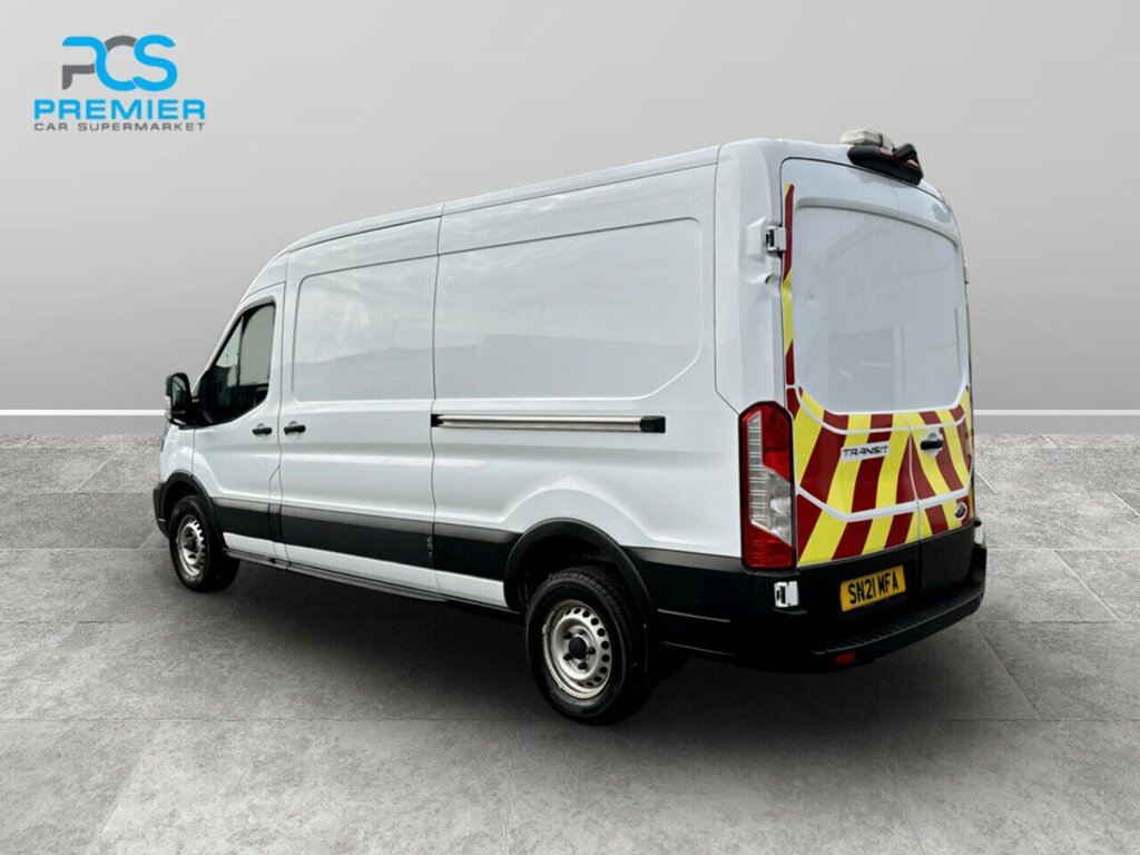 Ford Transit Custom 350 Ecoblue Leader SN21MFA White #2