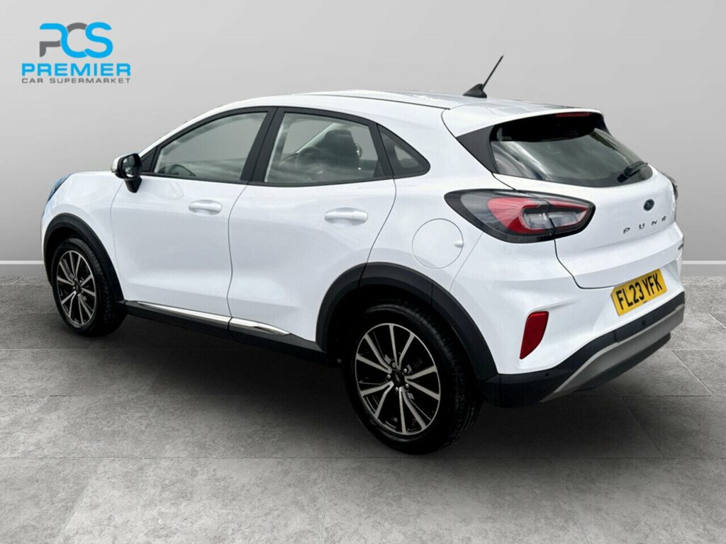 Ford Puma T Ecoboost Mhev Titanium FL23YFK White #2
