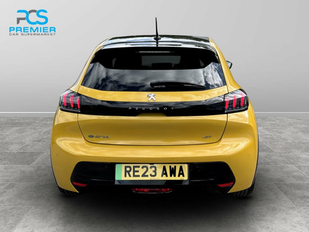 Peugeot e-208 Gt Yellow #3