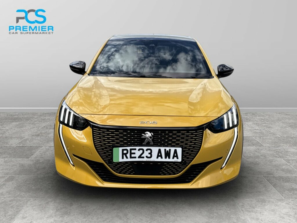 Peugeot e-208 Gt Yellow #4