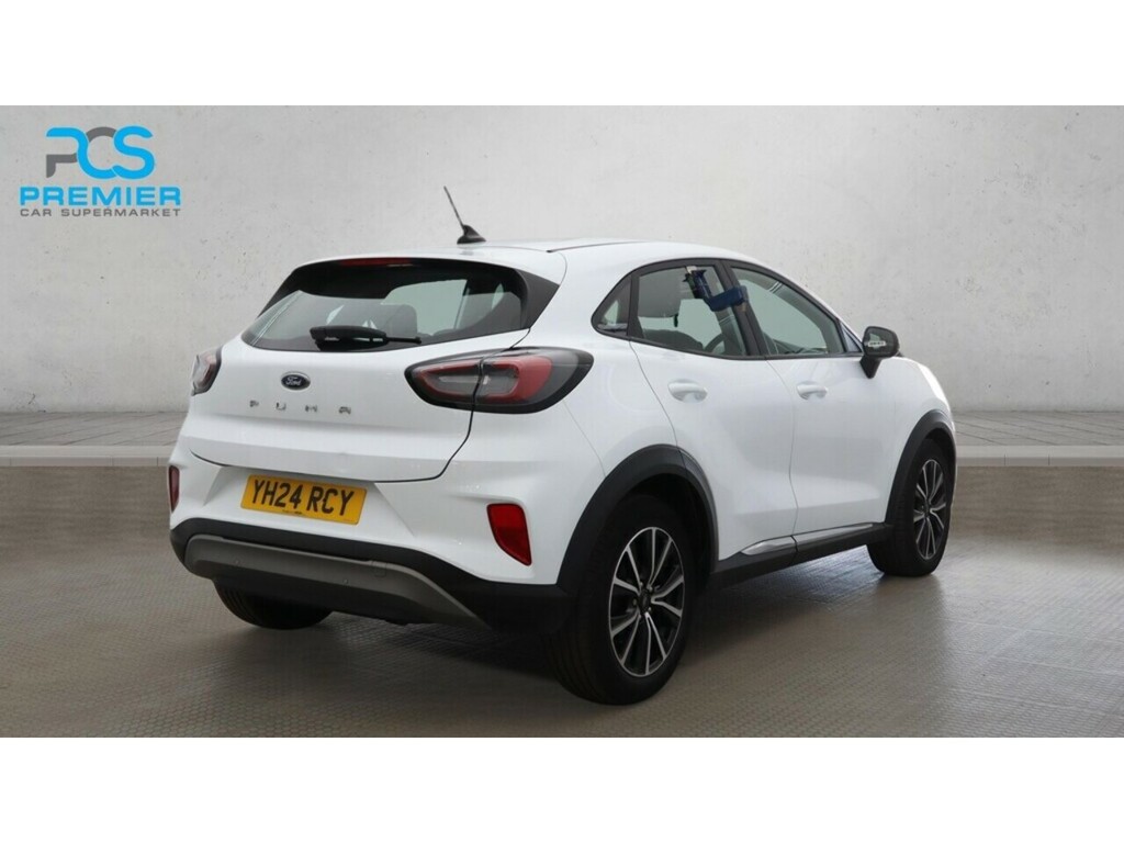 Ford Puma T Ecoboost Mhev Titanium YH24RCY White #4