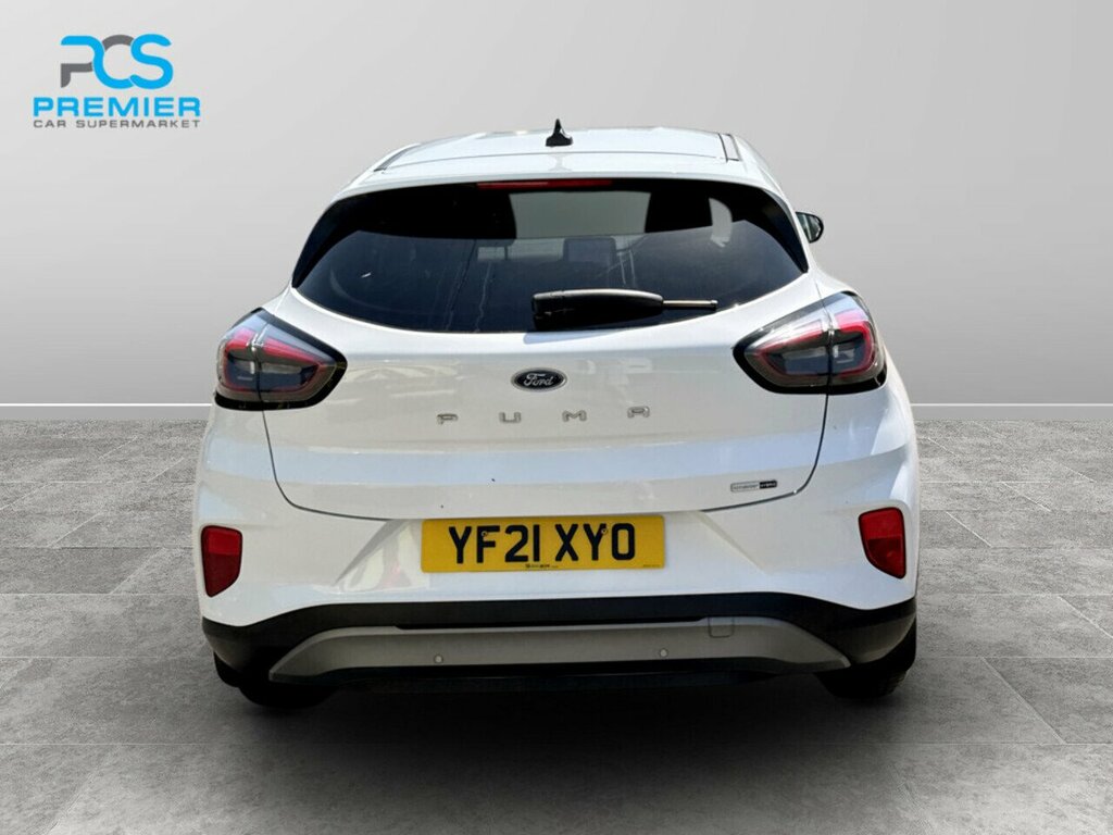 Ford Puma T Ecoboost Mhev Titanium YF21XYO White #4