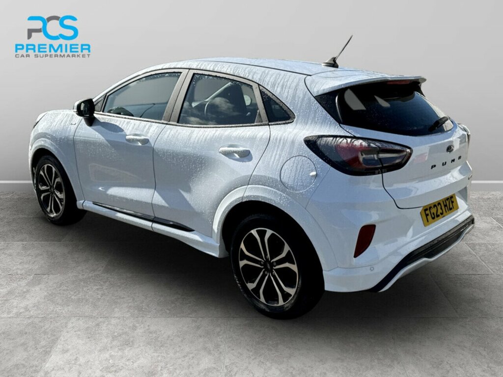Ford Puma T Ecoboost Mhev St-line FG23HZF White #2