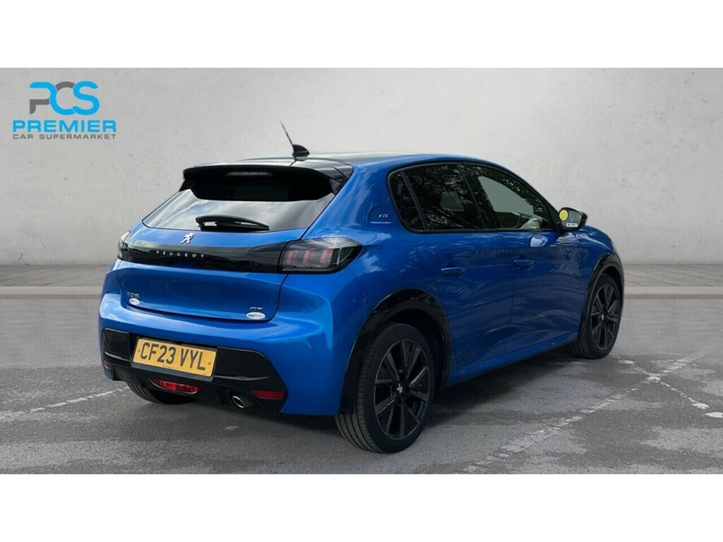 Peugeot 208 Puretech Gt CF23VYL Blue #4