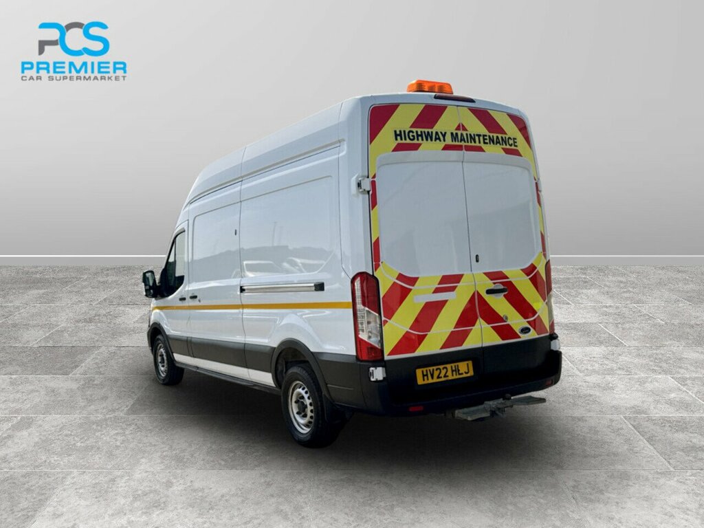 Ford Transit Custom 350 Ecoblue Leader HV22HLJ White #2