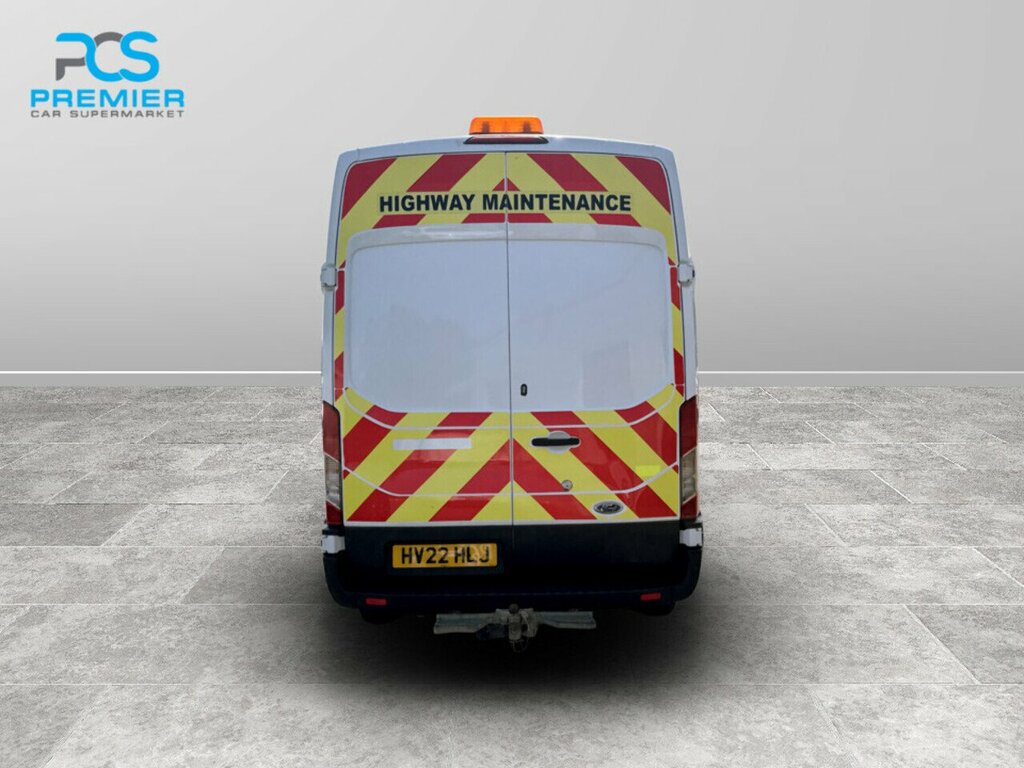 Ford Transit Custom 350 Ecoblue Leader HV22HLJ White #3