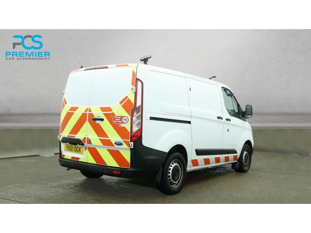 Ford Transit Custom 320 Ecoblue Leader YH21OCK White #4