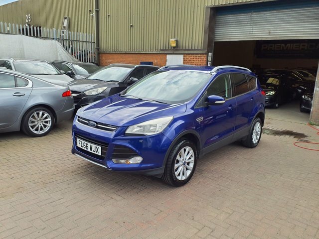 Ford Kuga 2.0 Tdci Titanium Suv 2Wd Euro 6 FL66WJX Blue #3
