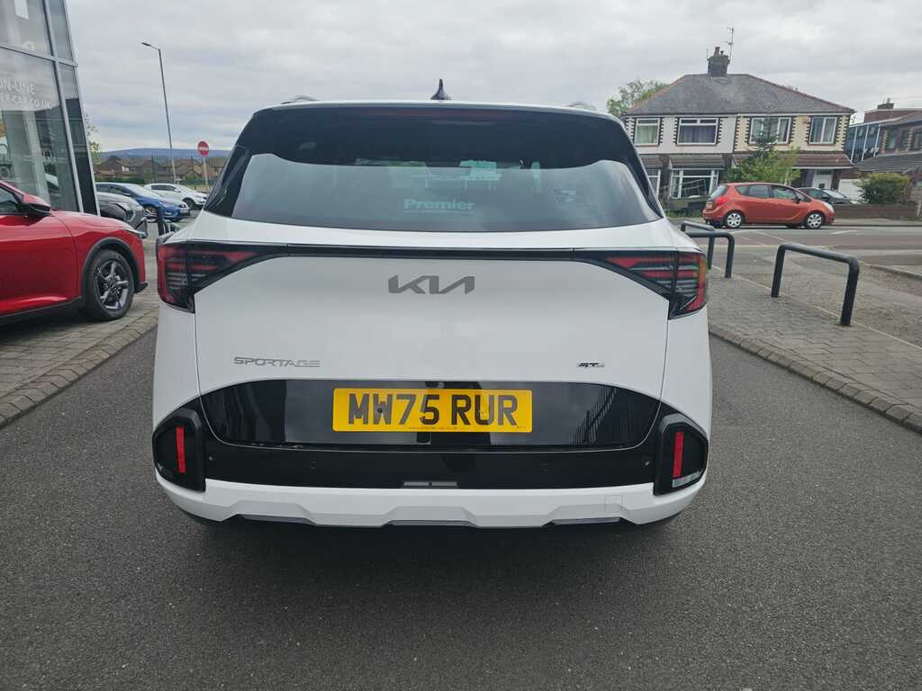 Kia Sportage 1.6 T-gdi Dct Gt-line S MW75RUR White #4