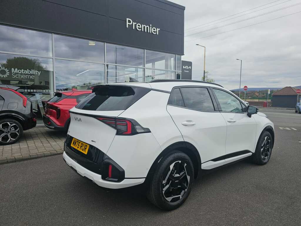 Kia Sportage 1.6 T-gdi Dct Gt-line S MW75RUR White #3