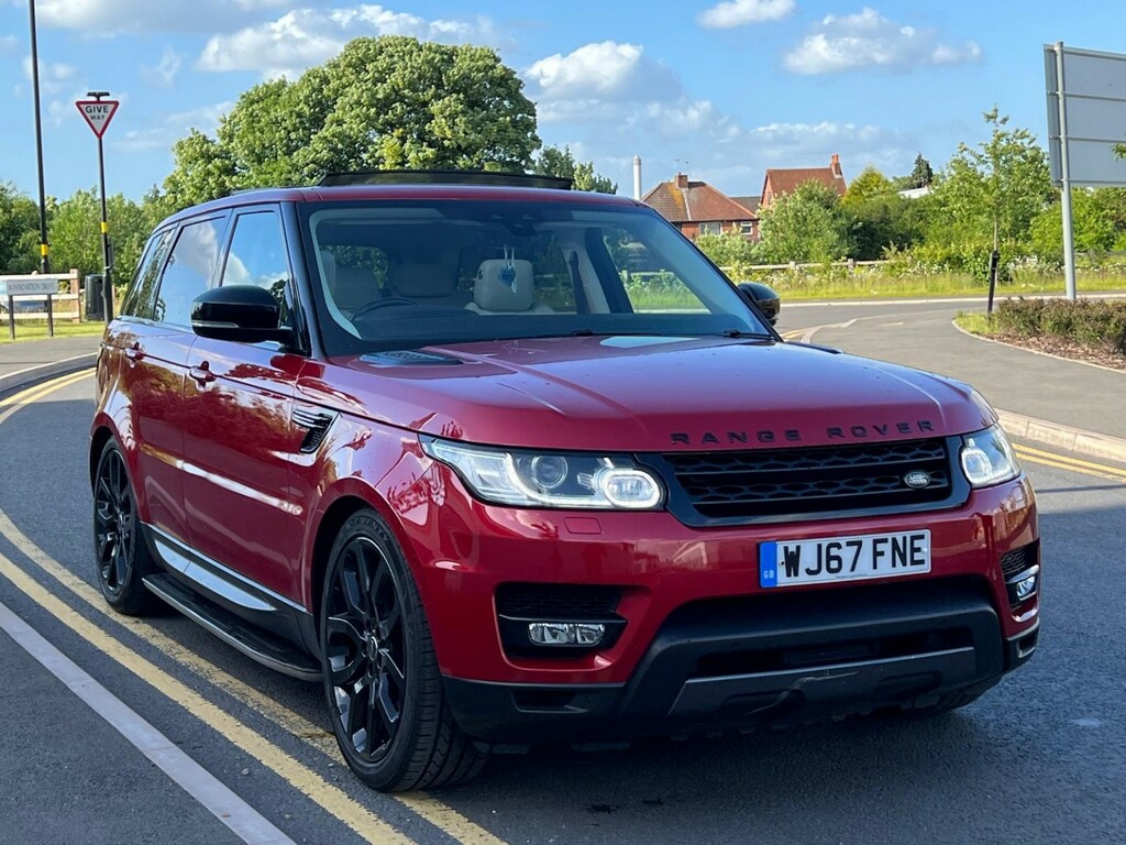 Land Rover Range Rover Sport 3.0 Sd V6 Hse Dynamic 2017 WJ67FNE Red #4