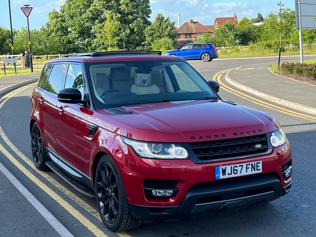 Land Rover Range Rover Sport 3.0 Sd V6 Hse Dynamic 2017 WJ67FNE Red #5