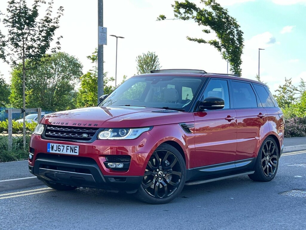 Land Rover Range Rover Sport 3.0 Sd V6 Hse Dynamic 2017 WJ67FNE Red #2