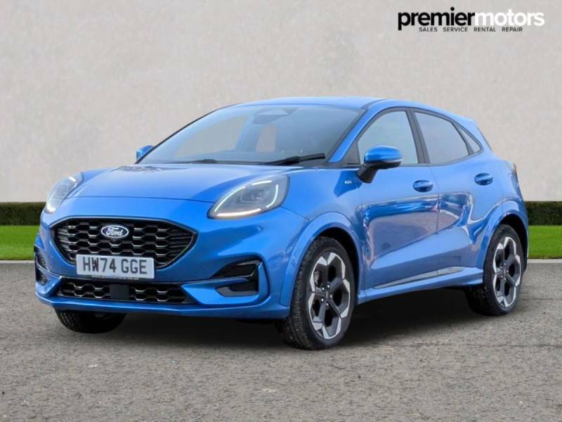Ford Puma 1.0 Ecoboost Hybrid Mhev St-line X - 2024 74 HW74GGE Blue #2