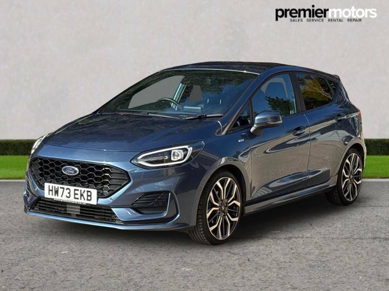 Ford Fiesta 1.0 Ecoboost St-line X - 2023 73 HW73EKB Blue #2