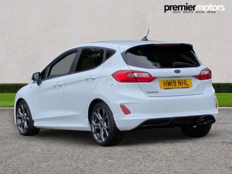Ford Fiesta 1.0 Ecoboost 140 St-line X - 2019 19 HW19NHL White #3