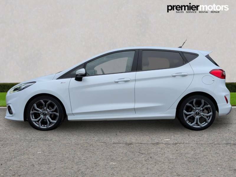 Ford Fiesta 1.0 Ecoboost 140 St-line X - 2019 19 HW19NHL White #4