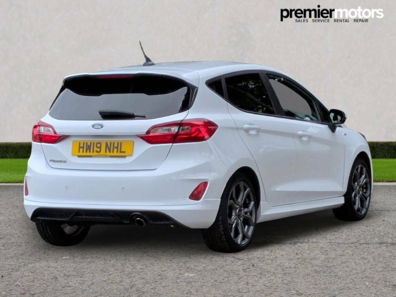 Ford Fiesta 1.0 Ecoboost 140 St-line X - 2019 19 HW19NHL White #5