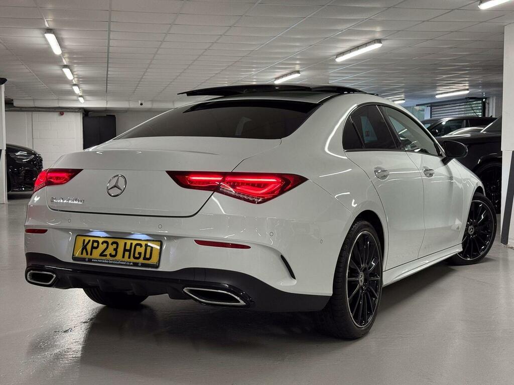 Mercedes-Benz CLA Class Saloon 2.0 Cla220d Amg Line Night Edition Premium White #2