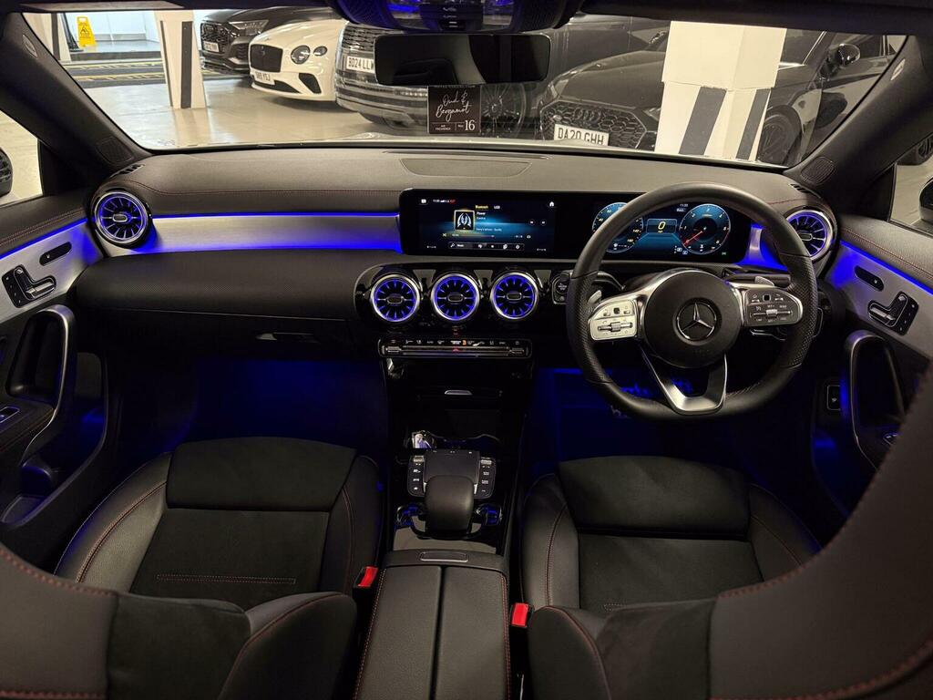 Mercedes-Benz CLA Class Saloon 2.0 Cla220d Amg Line Night Edition Premium White #3