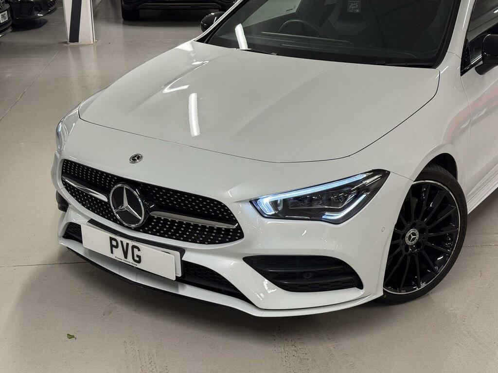 Mercedes-Benz CLA Class Saloon 2.0 Cla220d Amg Line Night Edition Premium White #4