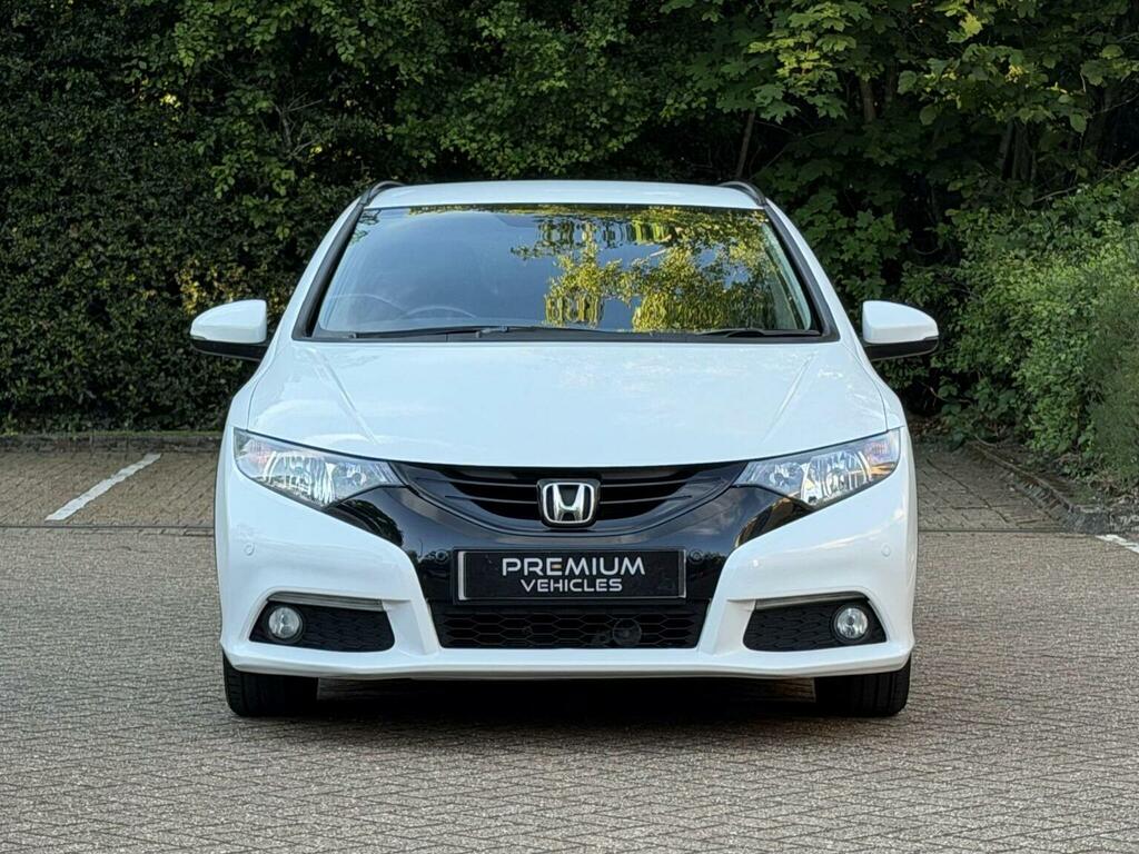 Honda Civic Estate 1.8 I-vtec Se Plus Tourer Euro 5 White #5
