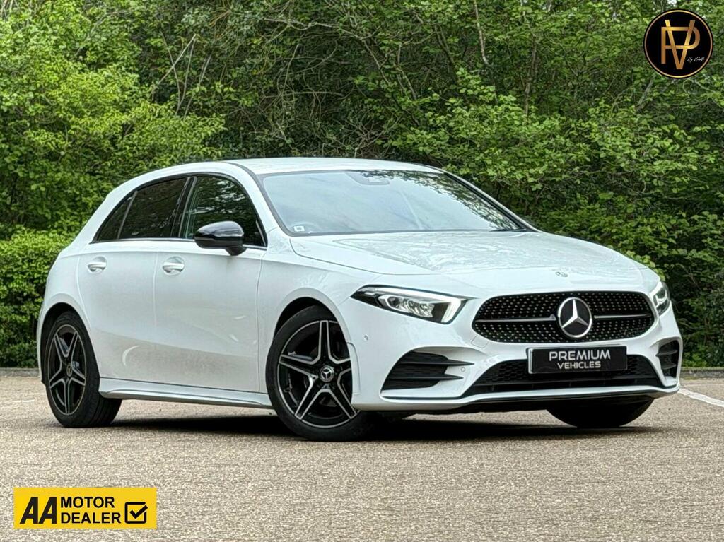 Mercedes-Benz A Class Hatchback 1.3 A180 Amg Line Executive 7G-dct Eur White
