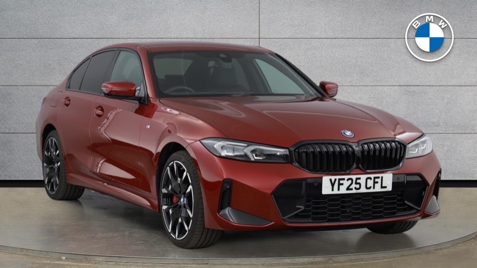 BMW 3 Series 330E M Sport Saloon Red