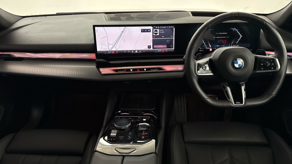 BMW 5 Series 520I M Sport Touring YG75UPH Red #4