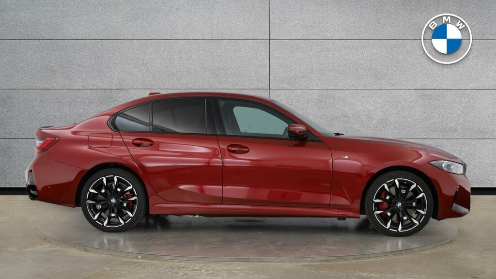 BMW 3 Series 330E M Sport Saloon YF25CFL Red #3