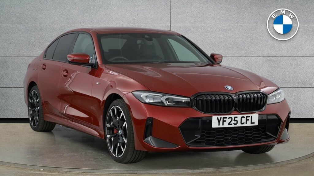 BMW 3 Series 330E M Sport Saloon Red