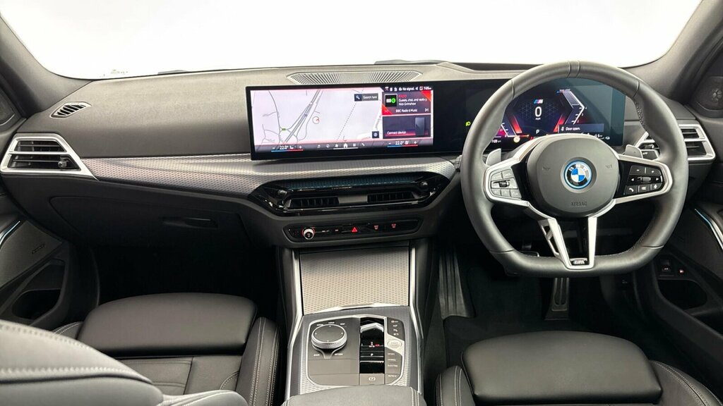 BMW 3 Series 330E M Sport Saloon YF25CFL Red #4