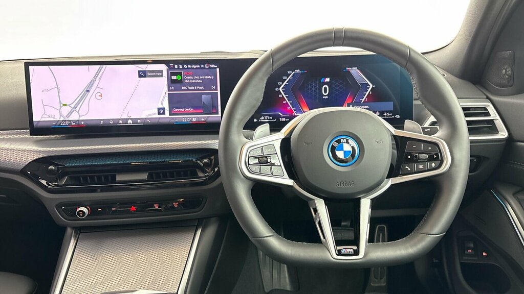 BMW 3 Series 330E M Sport Saloon YF25CFL Red #5