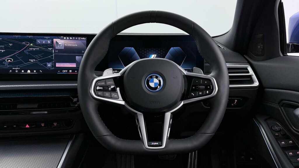 BMW 3 Series 330E M Sport Saloon UXZ9414 Blue #5