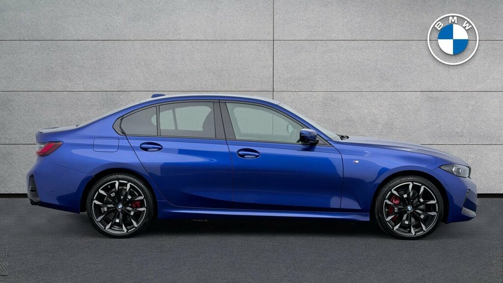 BMW 3 Series 330E M Sport Saloon UXZ9414 Blue #3