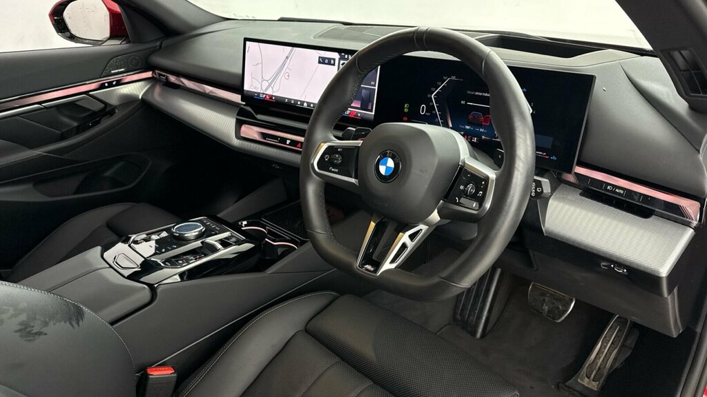 BMW 5 Series 520I M Sport Touring YG75UPH Red #6