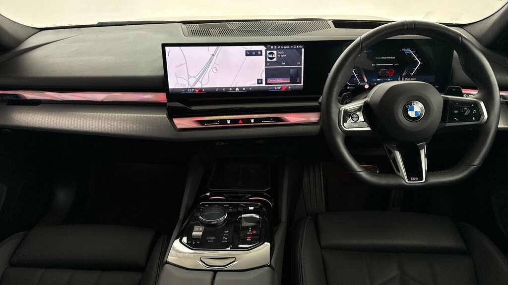 BMW 5 Series 520I M Sport Touring YG75UPH Red #4