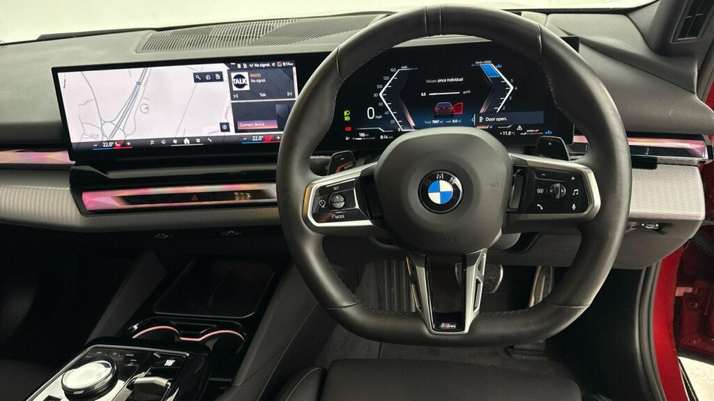 BMW 5 Series 520I M Sport Touring YG75UPH Red #5