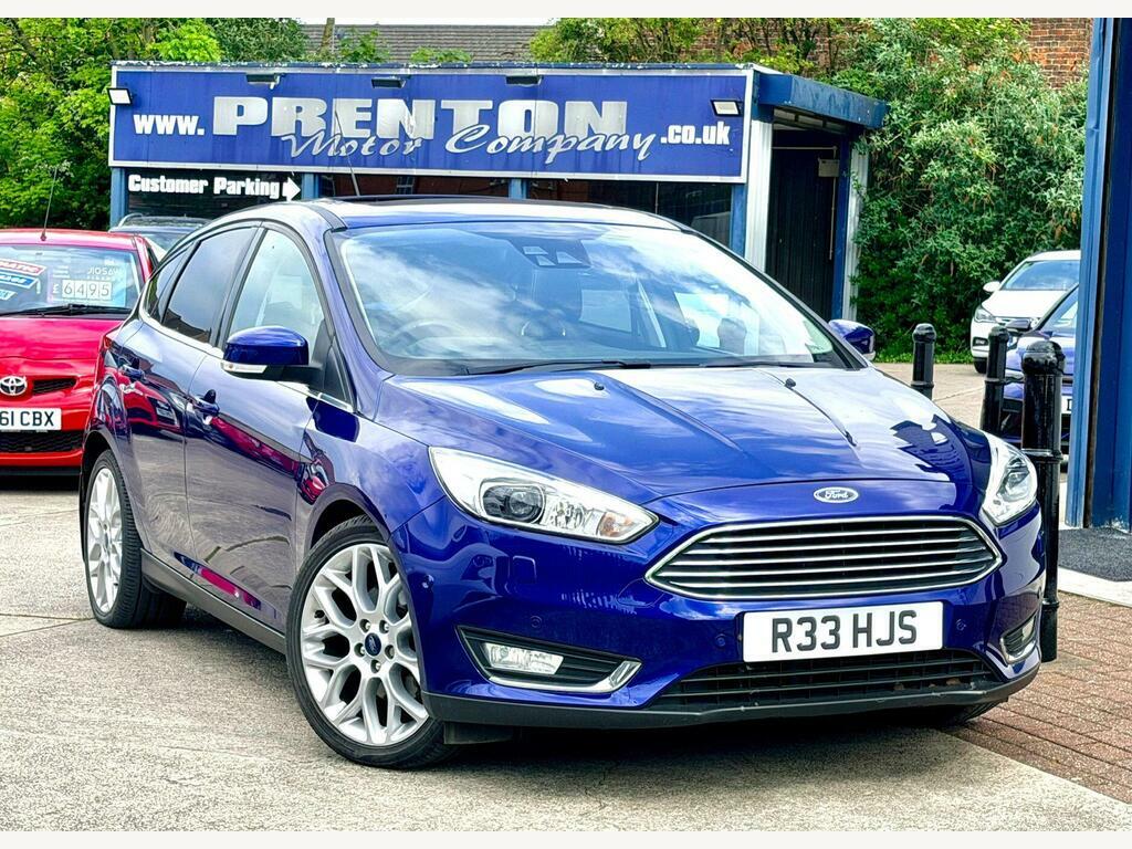 Ford Focus 1.5T Ecoboost Titanium X Euro 6 S S Blue