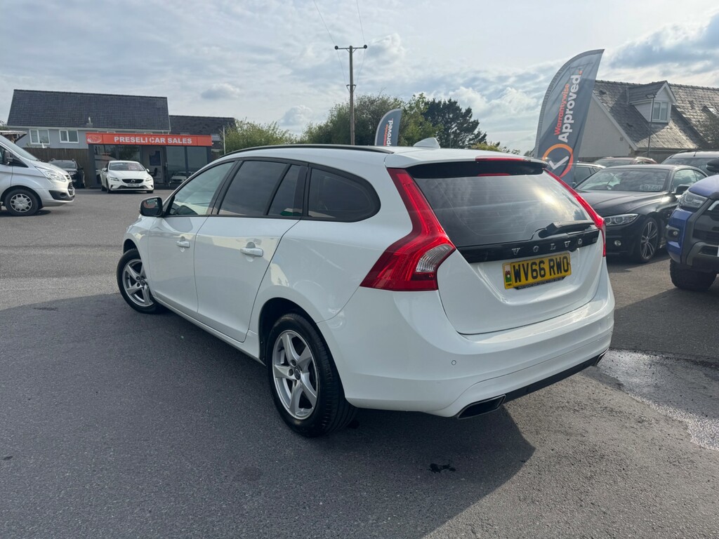 Volvo V60 2.0Td D4 Business Edition Estate WV66RWO White #2