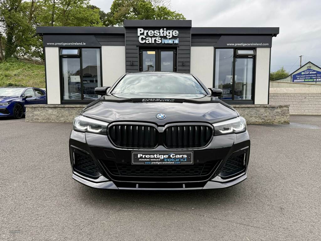 BMW 5 Series 530E M Sport AF22UOU Black #2