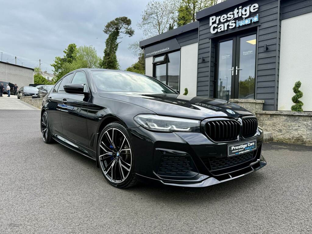 BMW 5 Series 530E M Sport AF22UOU Black #3