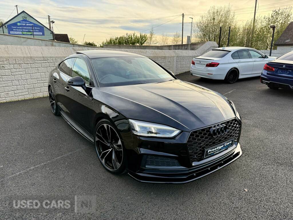 Audi A5 2.0 Tdi S Line SC17CVX Black #4