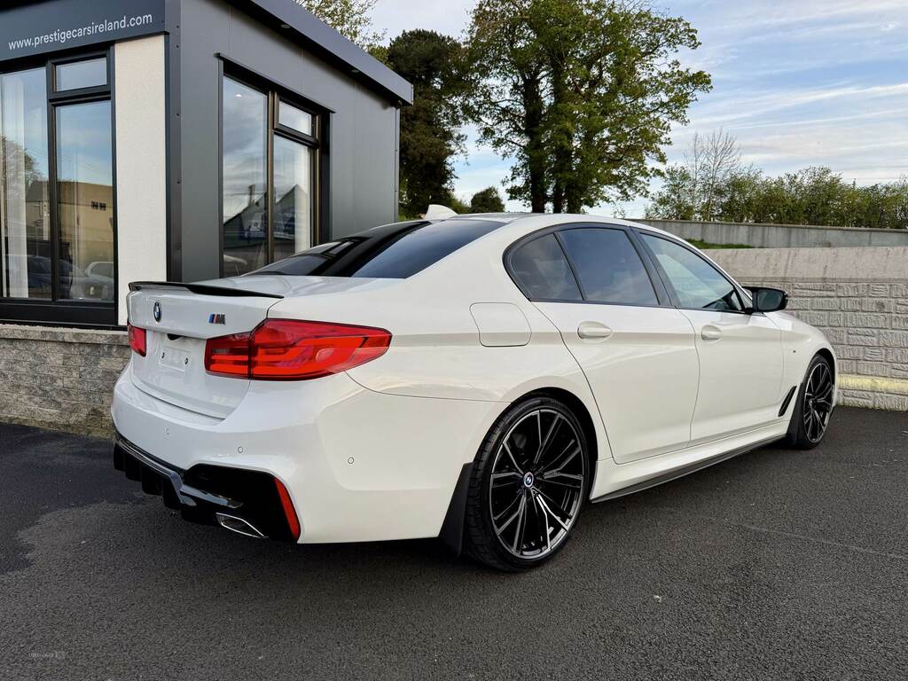 BMW 5 Series 520D M Sport YD68ADL White #5