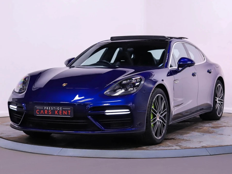 Porsche Panamera 4.0 V8 E-hybrid 14Kwh Turbo S Saloon Pl Blue #5