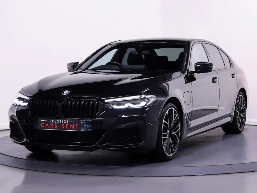 BMW 5 Series 530E M Sport Saloon Black #5