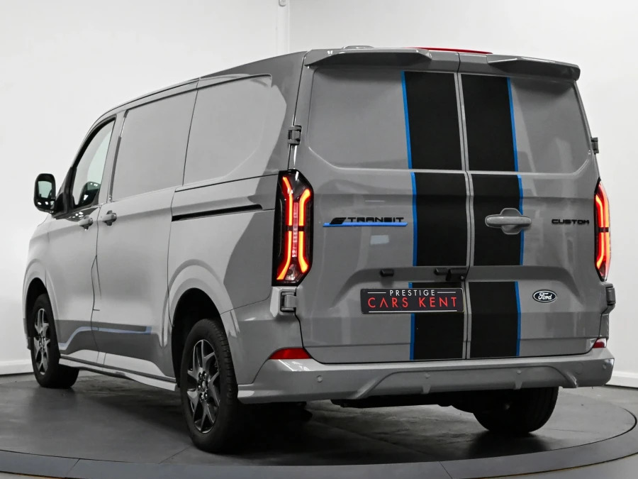 Ford Transit Custom 320 65Kwh Sport Panel Van L1 H1 WN74XDF Grey #3