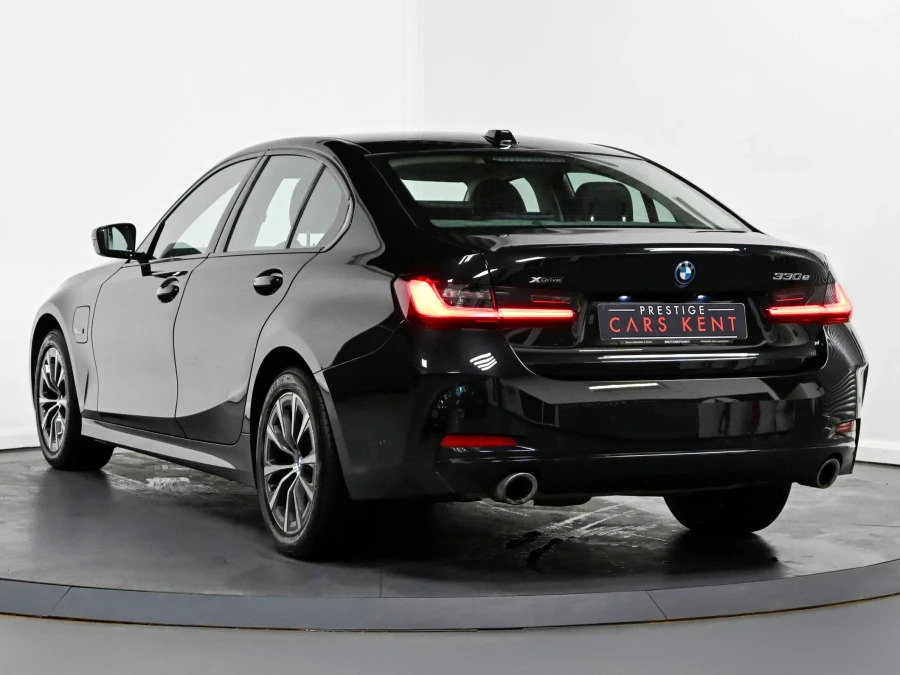 BMW 3 Series 330E Xdrive Sport Saloon EK23ORP Black #3
