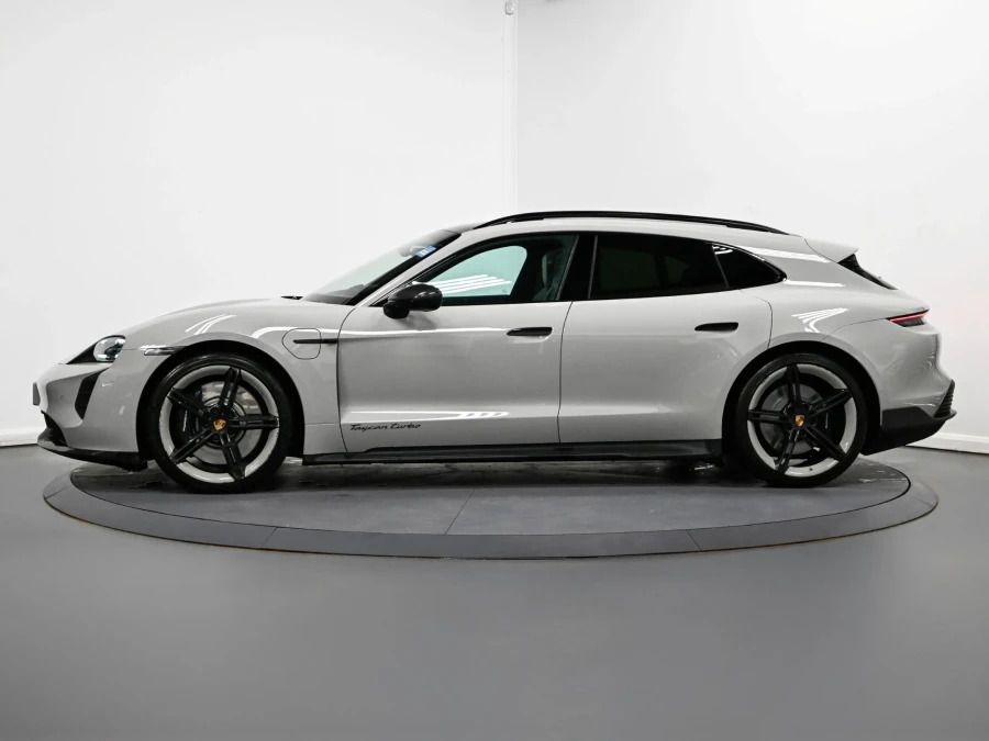 Porsche Taycan Performance Plus 93.4Kwh Turbo Sport Turismo E SO66RAB Grey #4