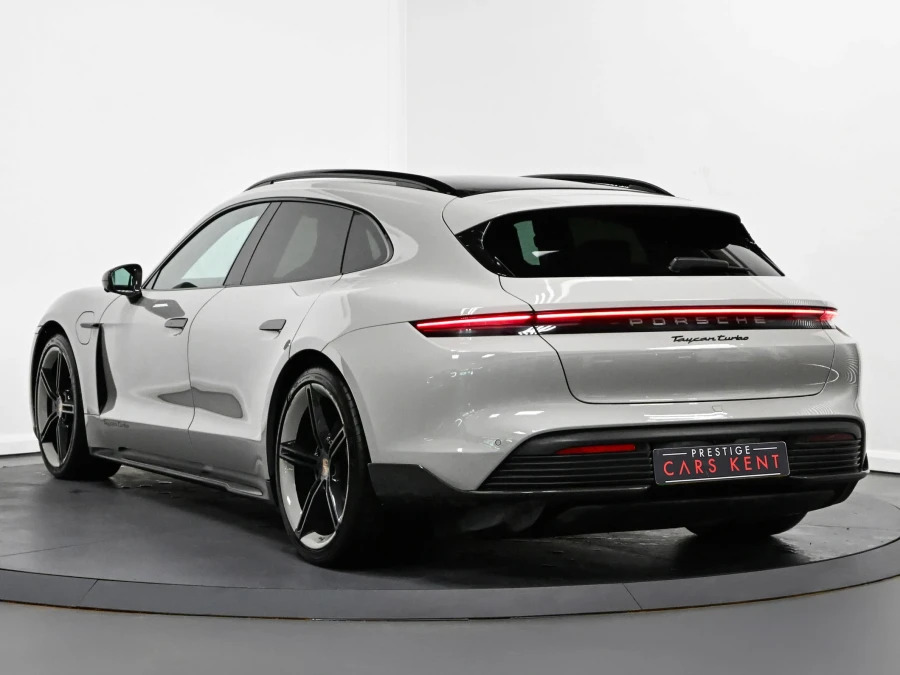 Porsche Taycan Performance Plus 93.4Kwh Turbo Sport Turismo E SO66RAB Grey #3